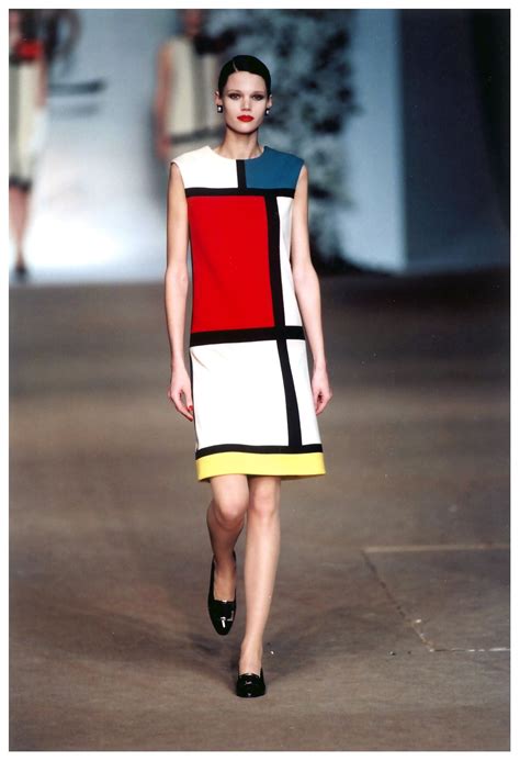 mondrian e la moda ysl|mondrian fashion.